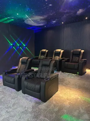 New Modern Pure Leather Electric Recliner Sofa Chair