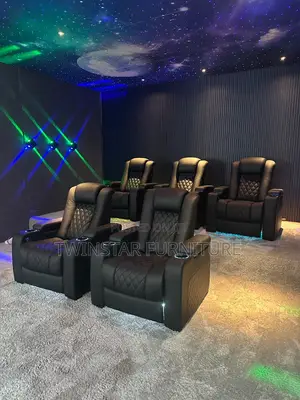 New Modern Pure Leather Electric Recliner Sofa Chair