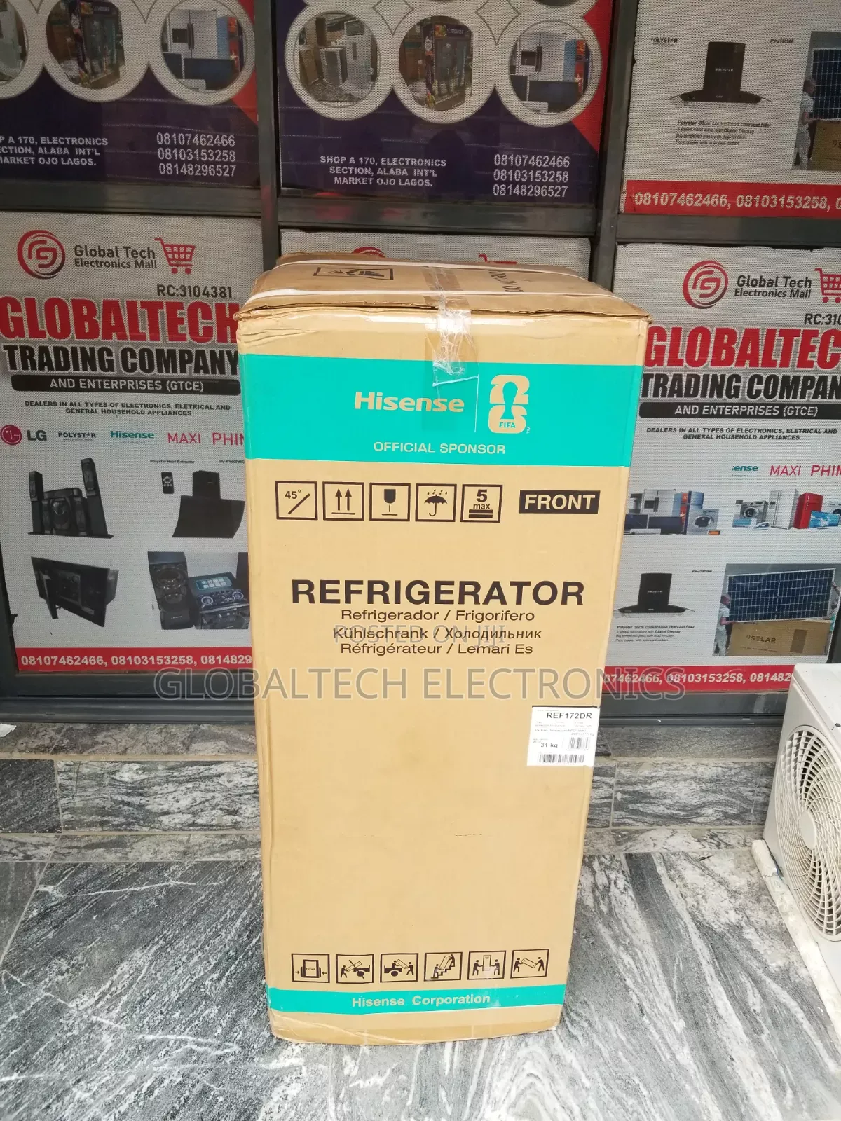 Hisense Top Freezer Refrigerator 124L (172DR)
