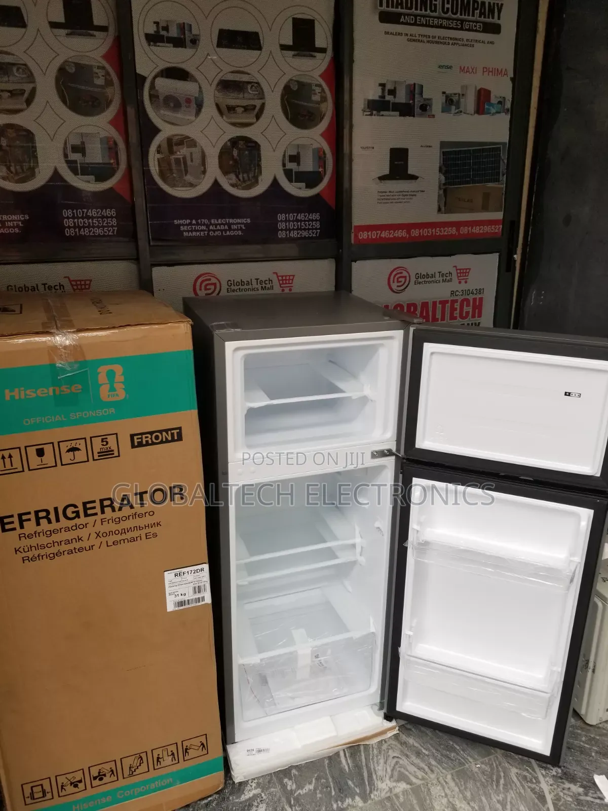 Hisense Top Freezer Refrigerator 124L (172DR)