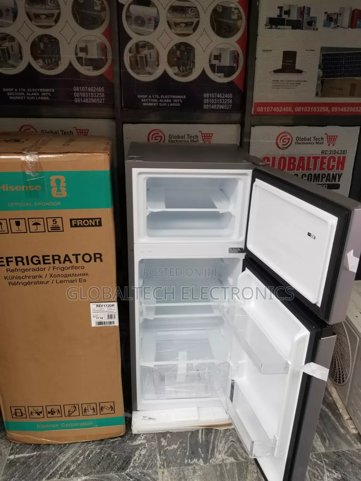 Hisense Top Freezer Refrigerator 124L (172DR)