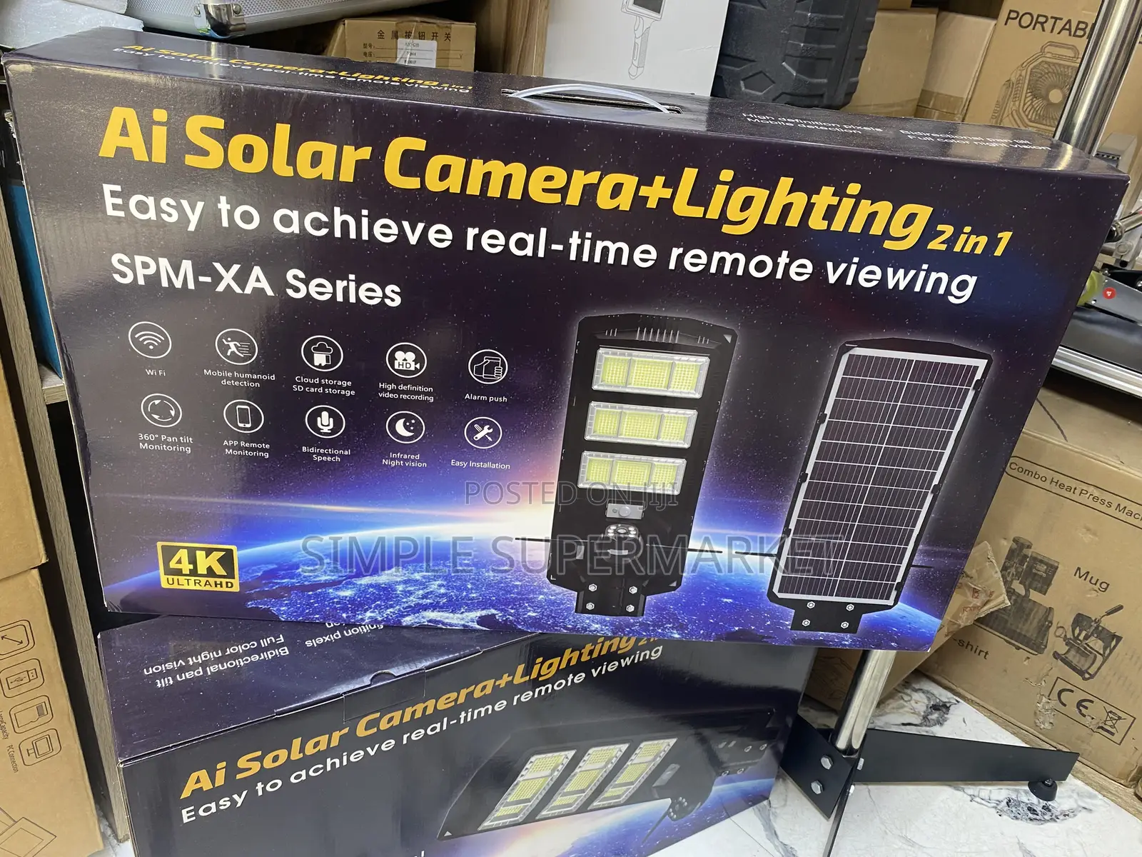 Ai Solar Camera +Lighting