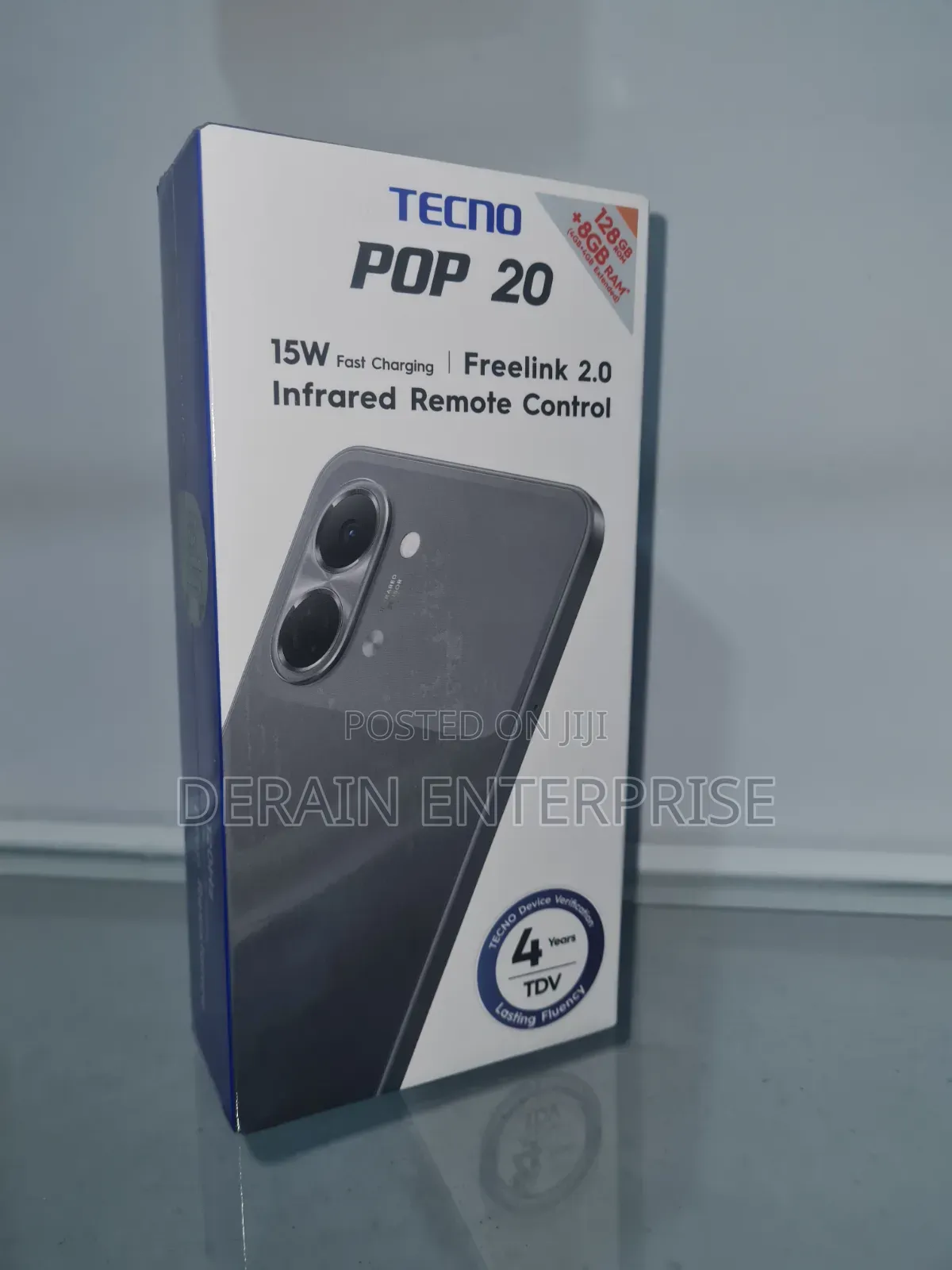 New Tecno Pop 20 128 GB Black