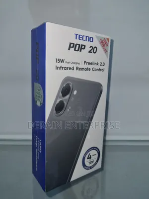 New Tecno Pop 20 128 GB Black