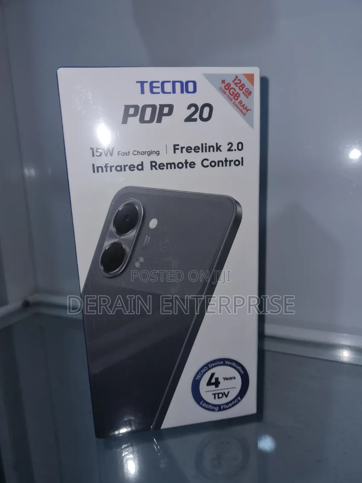 New Tecno Pop 20 128 GB Black