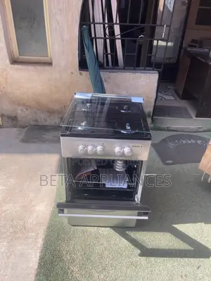 Maxi 4-Burner Standing Gas Cooker – Grey