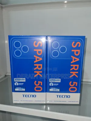 New Tecno Spark 50 128 GB Black