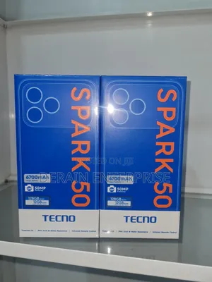New Tecno Spark 50 128 GB Black