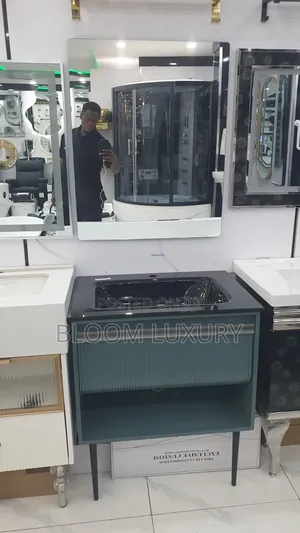 Luxury Water Resistant Cabinet With LED Mirror