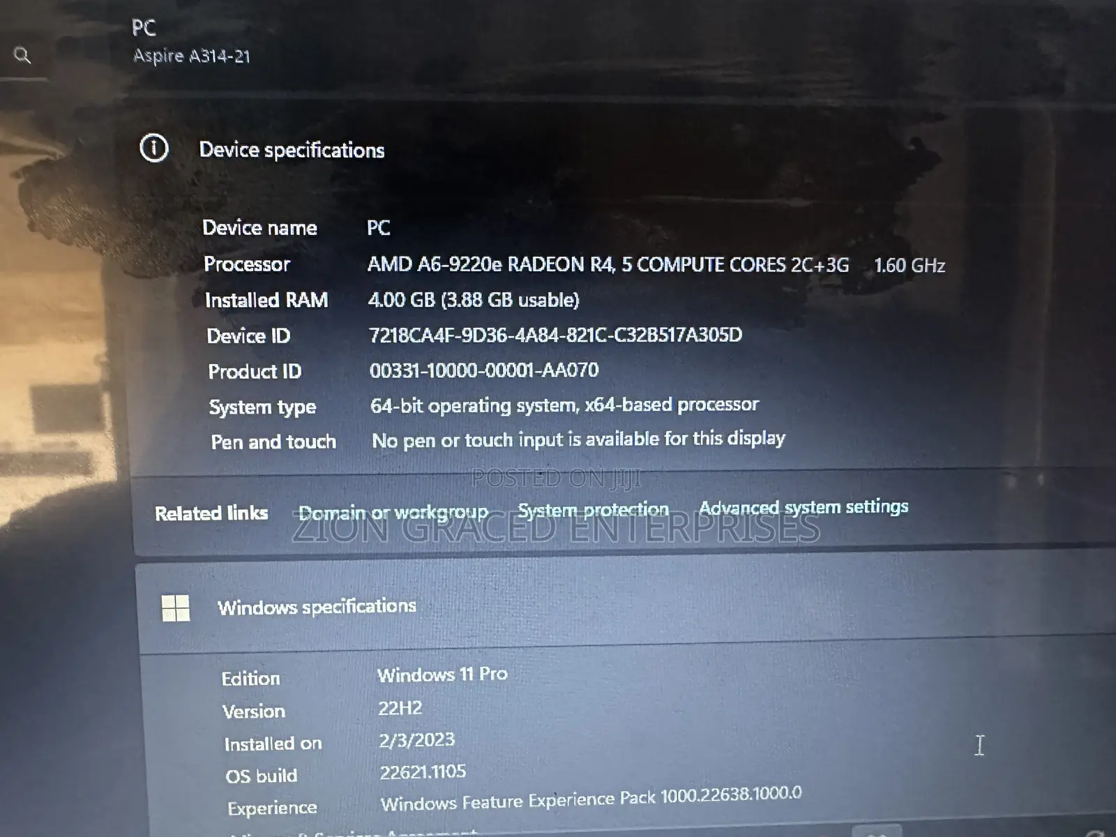 Laptop Acer AS5755 4GB AMD SSD 128GB