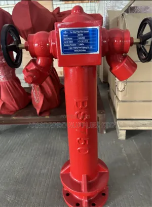 Red Sunex Fire Two-Way Wet Type Pillar Fire Hydrant
