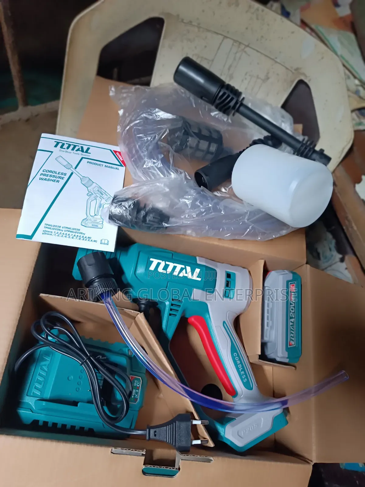 TOTAL 20V Cordless Pressure Washer