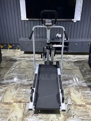 Manual Treadmill With Stepper ,Waist Twister and Push-Up Handle
