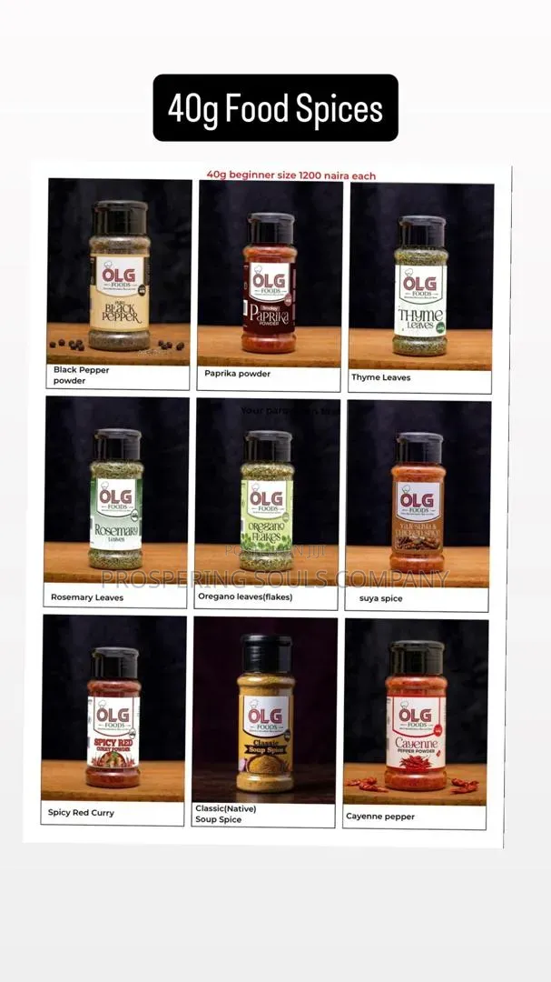 Natural Spices and Pepper