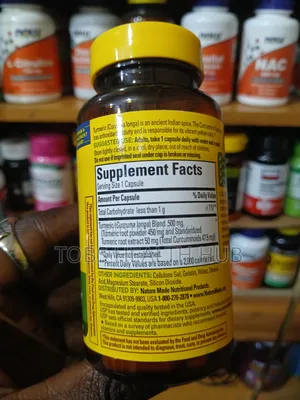 Nature Made Turmeric Curcumin 500mg – 60 Capsules
