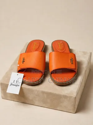 IV Jennifer Slide - Orange Red White for Softchic & Classy Ladies