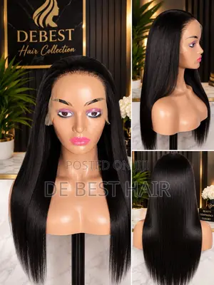 Human Hair Blend With 13*4 Closure Full Frontal 30 Inches