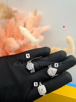 VVS Moissanite Diamonds BOLD Engagement Rings 925 Sterling Silver