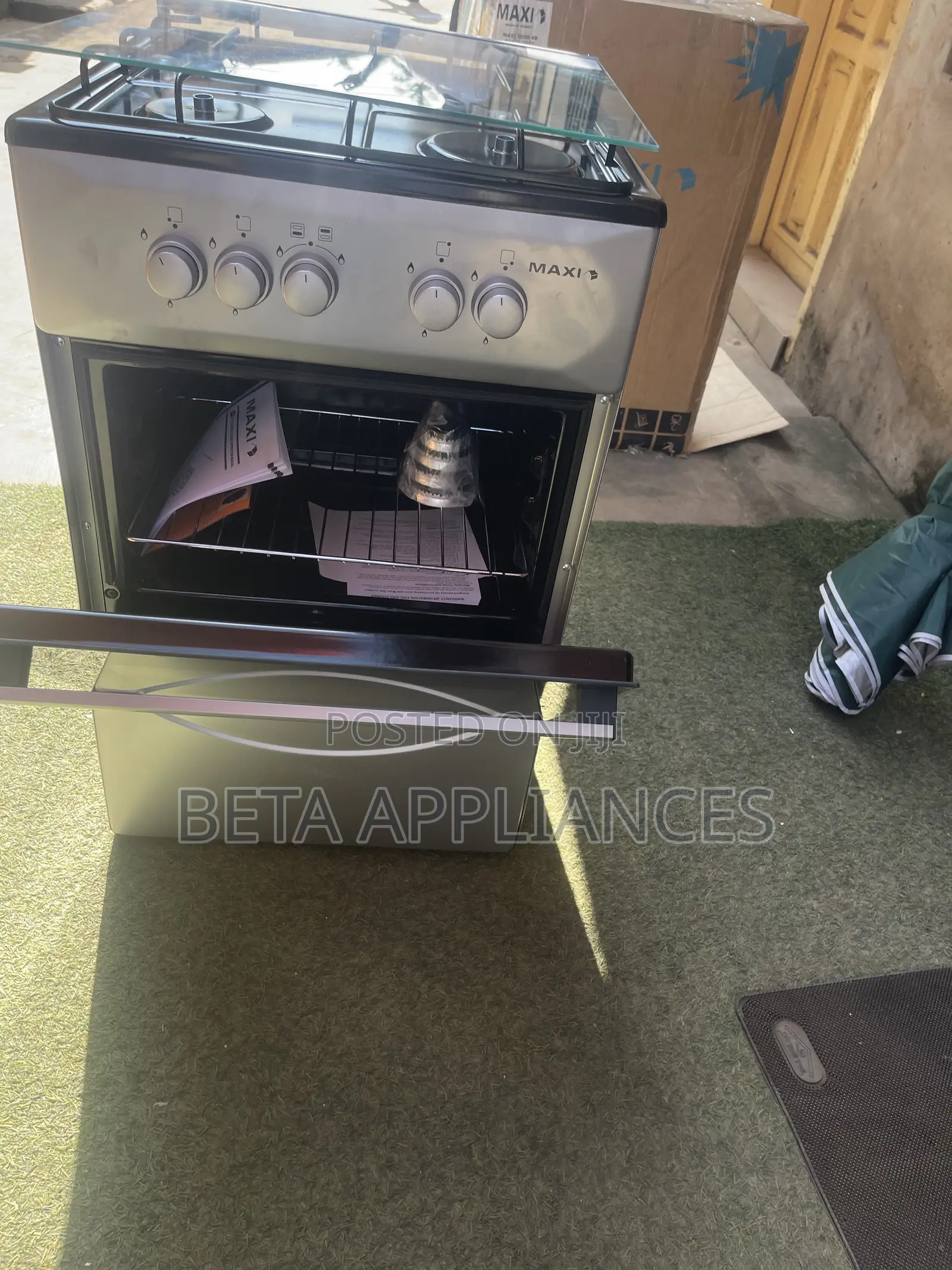 Maxi 4-Burner Gas Cooker for Home Use