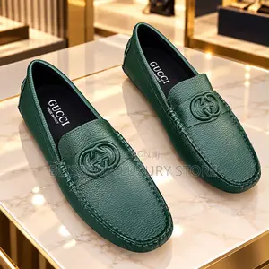Gucci Premium Luxury Leather Men Loafers Shoes – Durable & Comfortable