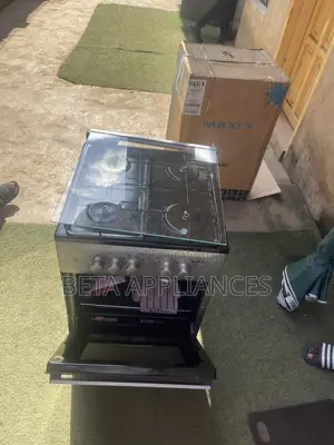 Maxi 4-Burner Kitchen Stove – Grey