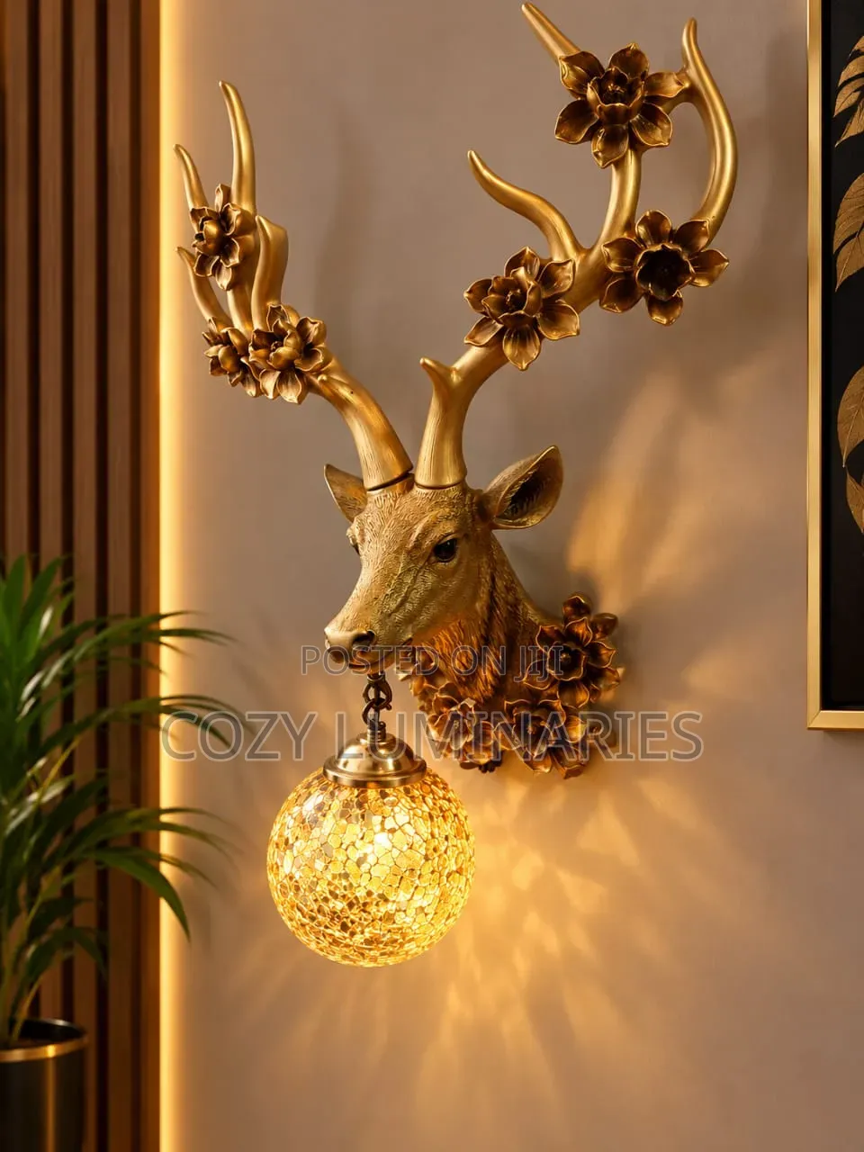 Luxury Animal Sculpture Wall Lights