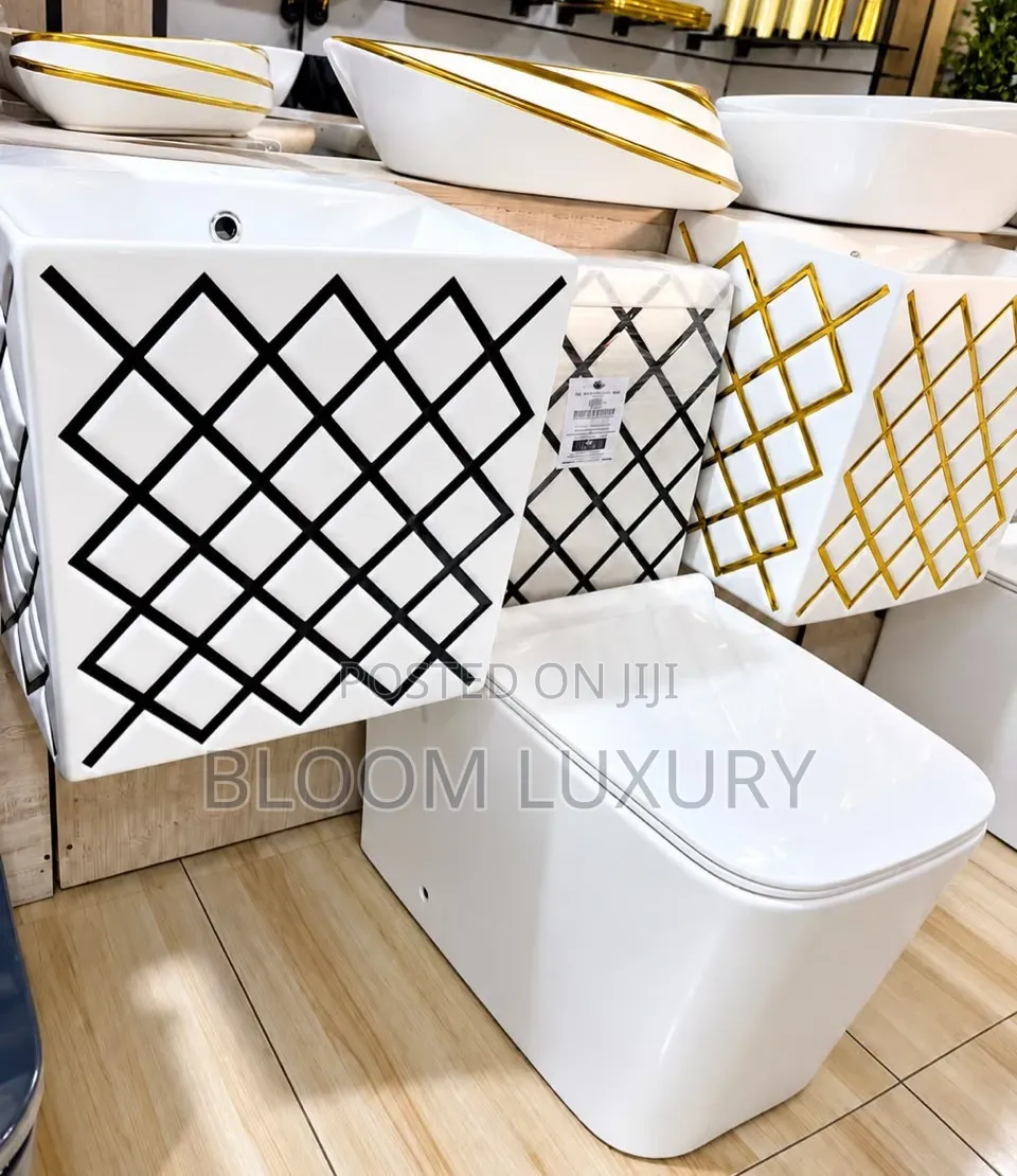 Square Legend Water Closets With Wall Hung Basins