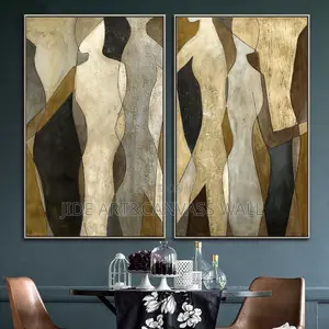 Abstract Wall 2 Panels Art Print