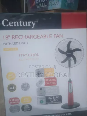 18" Rechargeable Fan