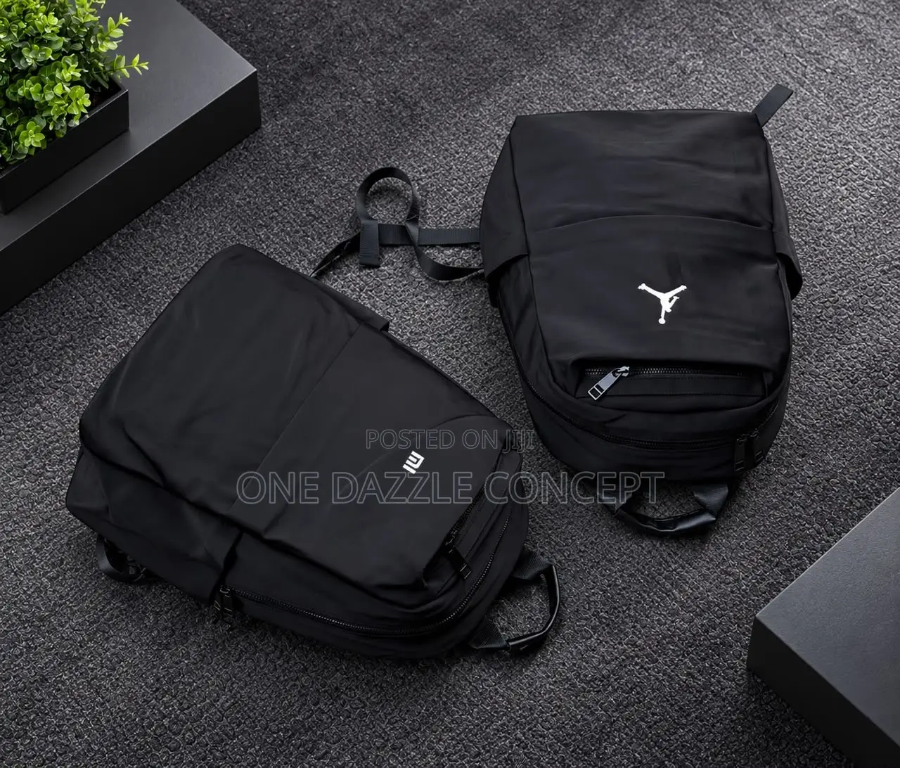 Black Duffle and Backpack Collection