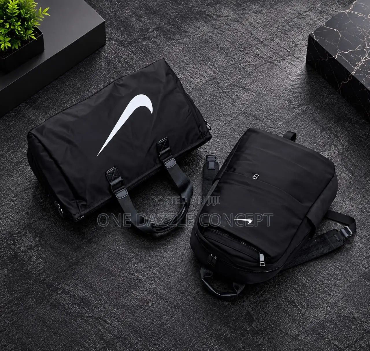 Black Duffle and Backpack Collection