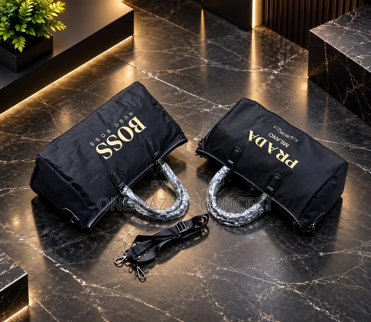 Black Duffle and Backpack Collection