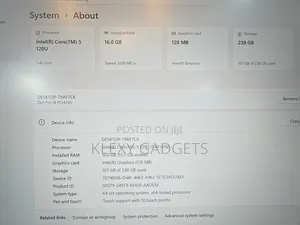 Laptop Dell Pro 14 16GB Intel Core 5 SSD 256GB