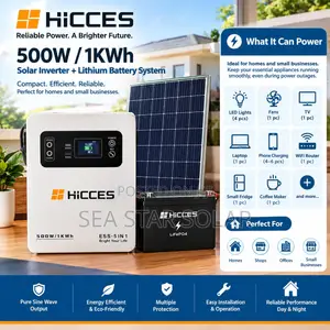 HiCCES 500W / 1kWh Solar Power Station