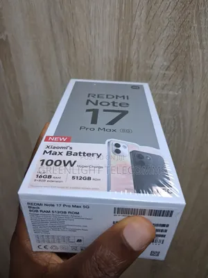 New Xiaomi Redmi Note 17 Pro Max 512 GB Black