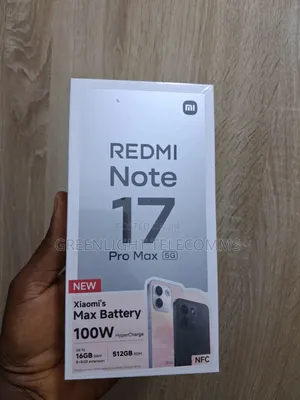 New Xiaomi Redmi Note 17 Pro Max 512 GB Black