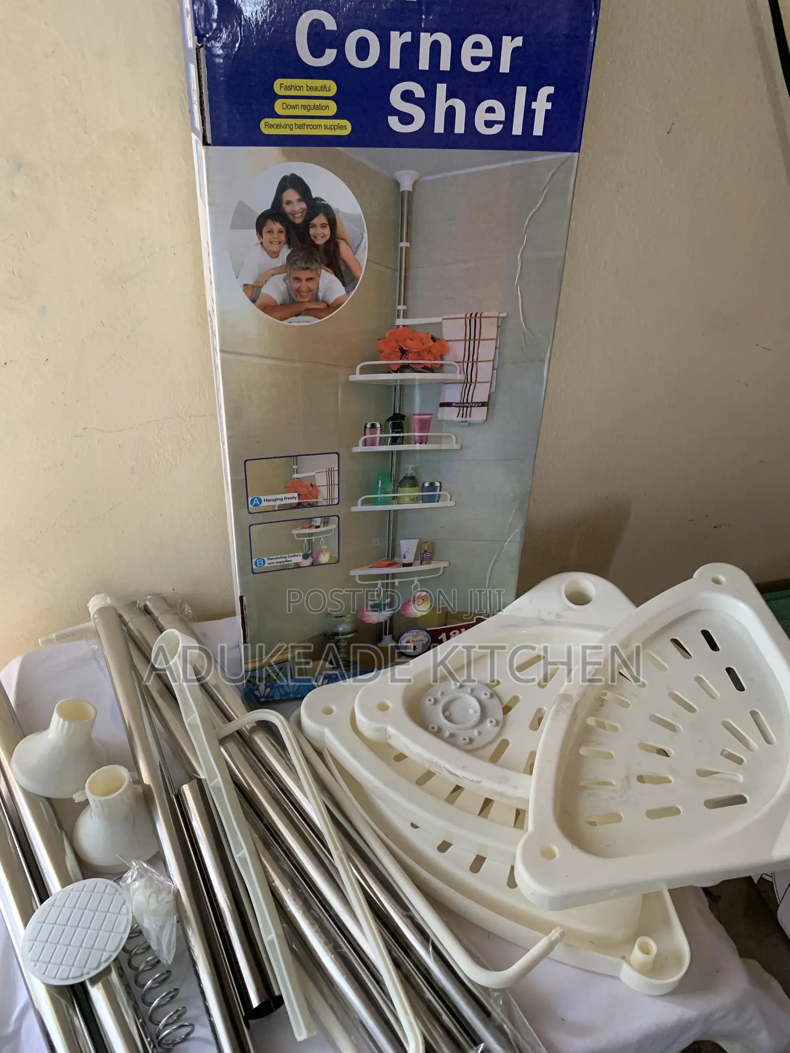 4Layers Toilet Multi Corner Shelves