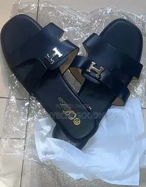 Ladies’ Stylish Two-Strap Slippers – Black and Other Colors