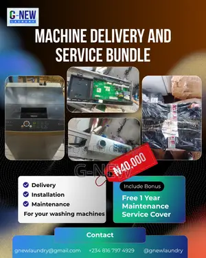 Abuja Machine Delivery and Maintenance Service Bundle