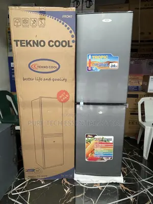 Teknocool Double Door Refrigerator Bottom Freezer