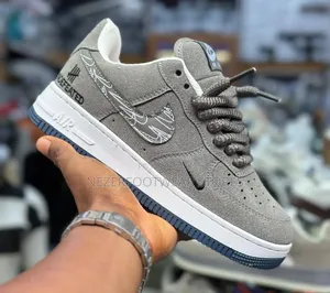 Nike Airforce 1 Swoosh Chunky Sole and Big Lace Shoes.