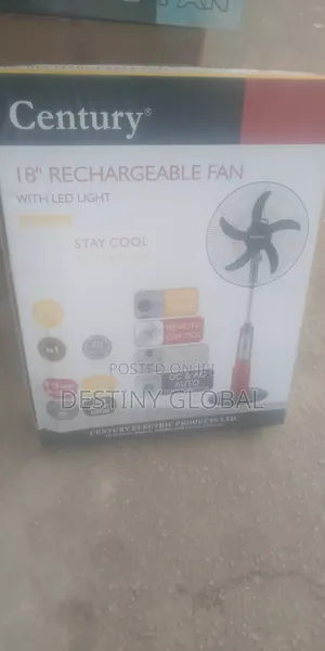 18" Rechargeable Fan