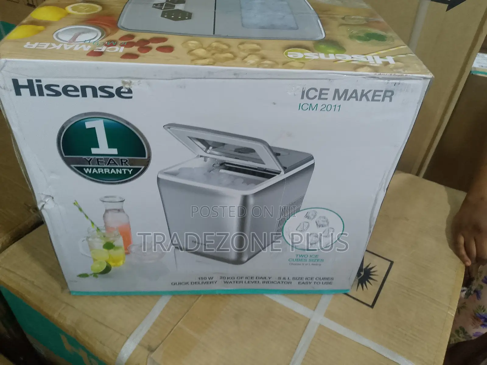 Hisense ICM-2011 20kg 150W Ice Maker for Business