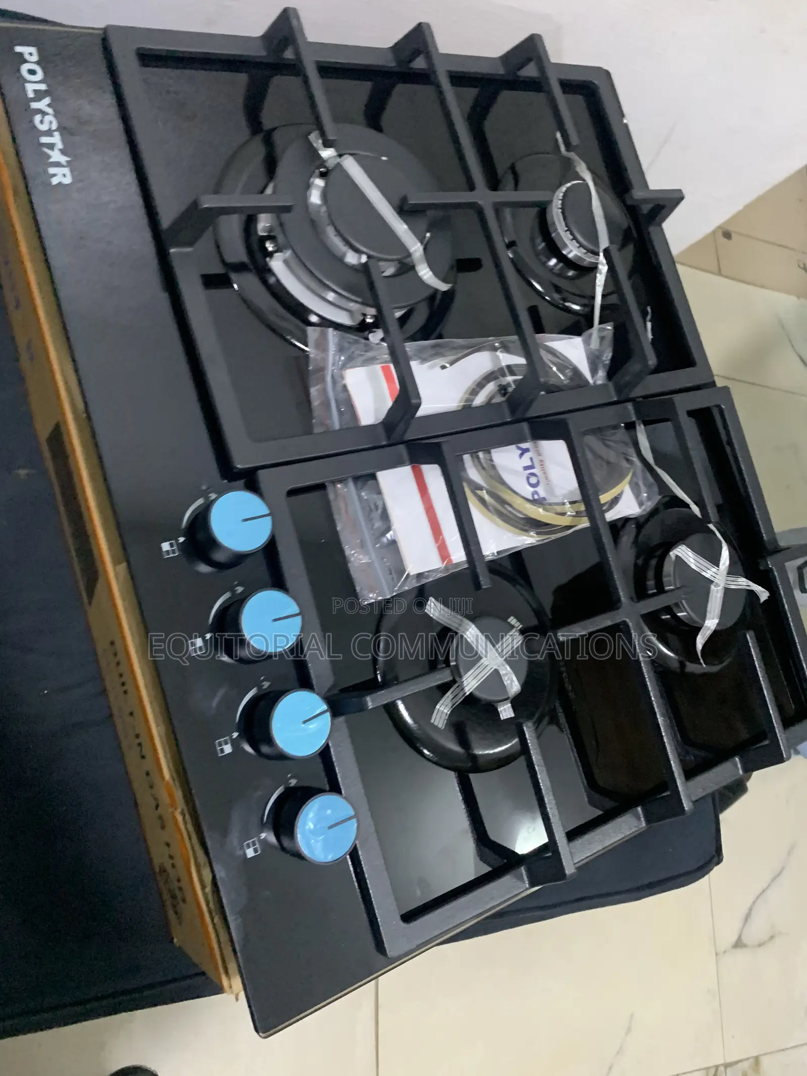 Polystar 4 Burner Gas Hob for Modern Kitchen