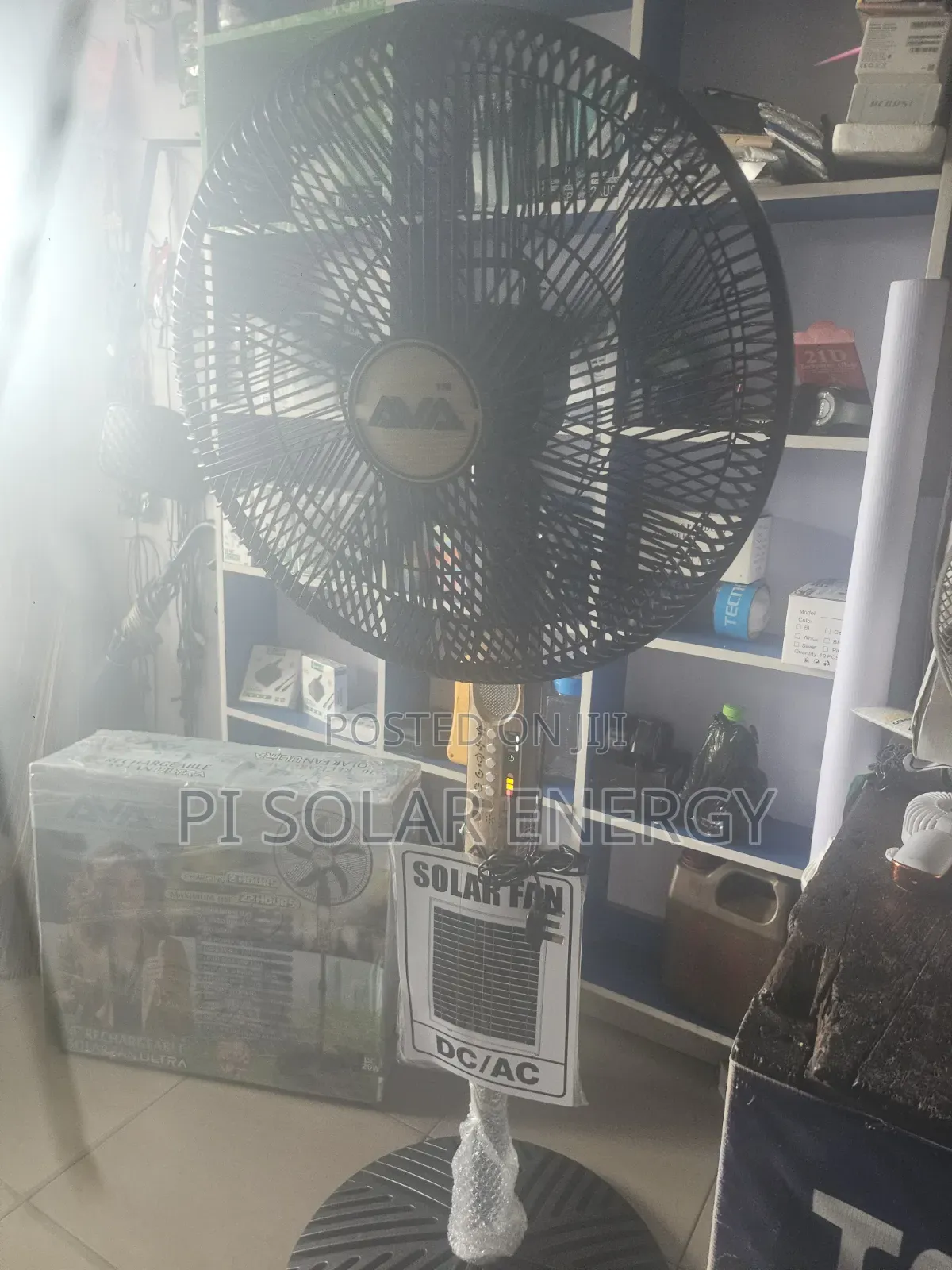 Solar Rechargeable Fan