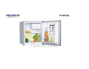 Polystar Bedside Fridge Silver | PV-BS79SL