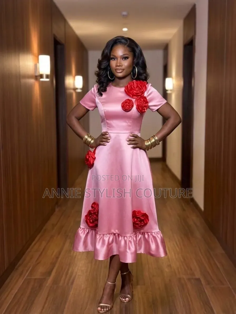 Petal Midi Gown