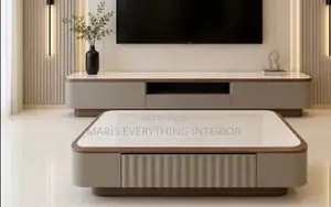 2-in-1 Luxury Set, TV Console + Center Table(free Delivery&install)