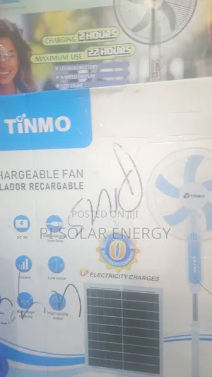 TINMO Solar Rechargeable Fan