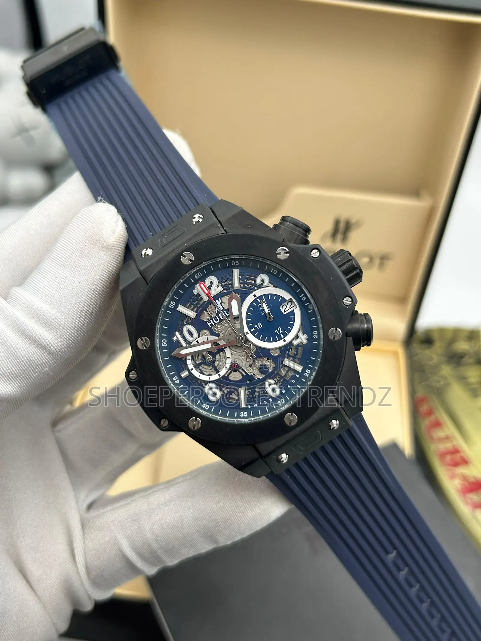 Hublot Automatic Watch | Rubber Strap & Luxury Style